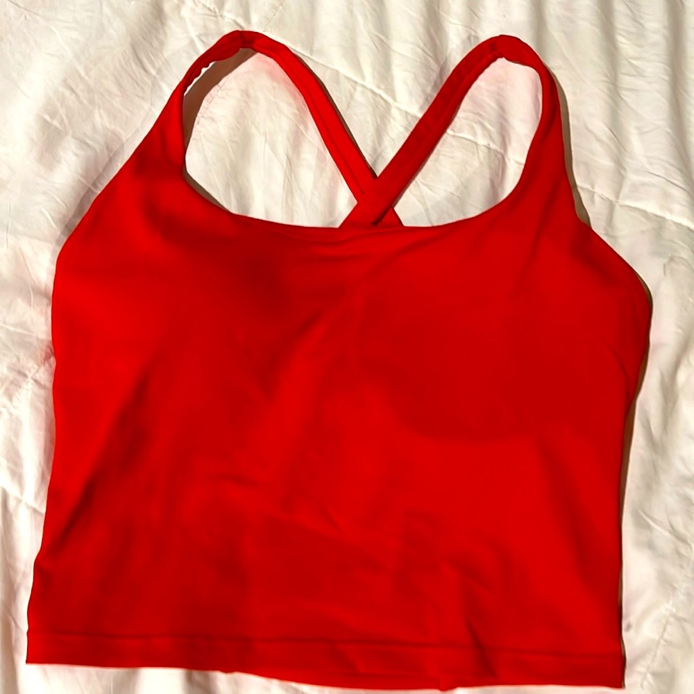 Great red crop top from dancewear solutions size XS
